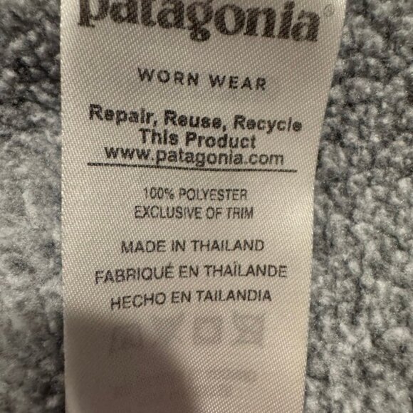 Patagonia Better Sweater 1/4 Zip – Women’s Small – Gray – Excellent Condition - Picture 6 of 7